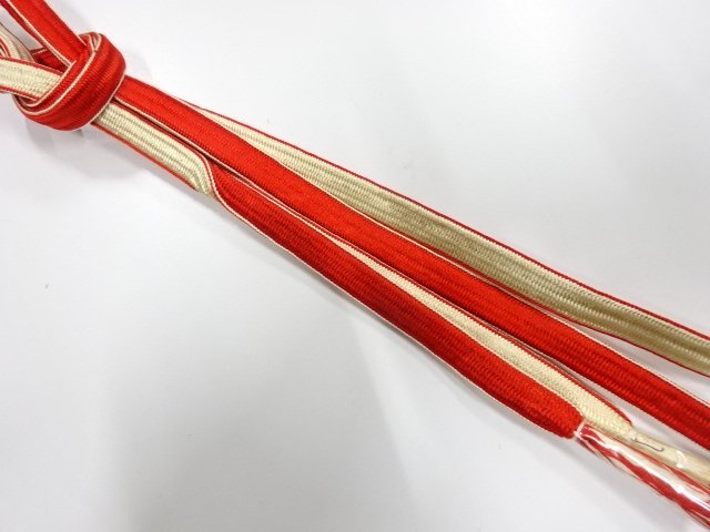 未使用品　正絹　手組帯締め